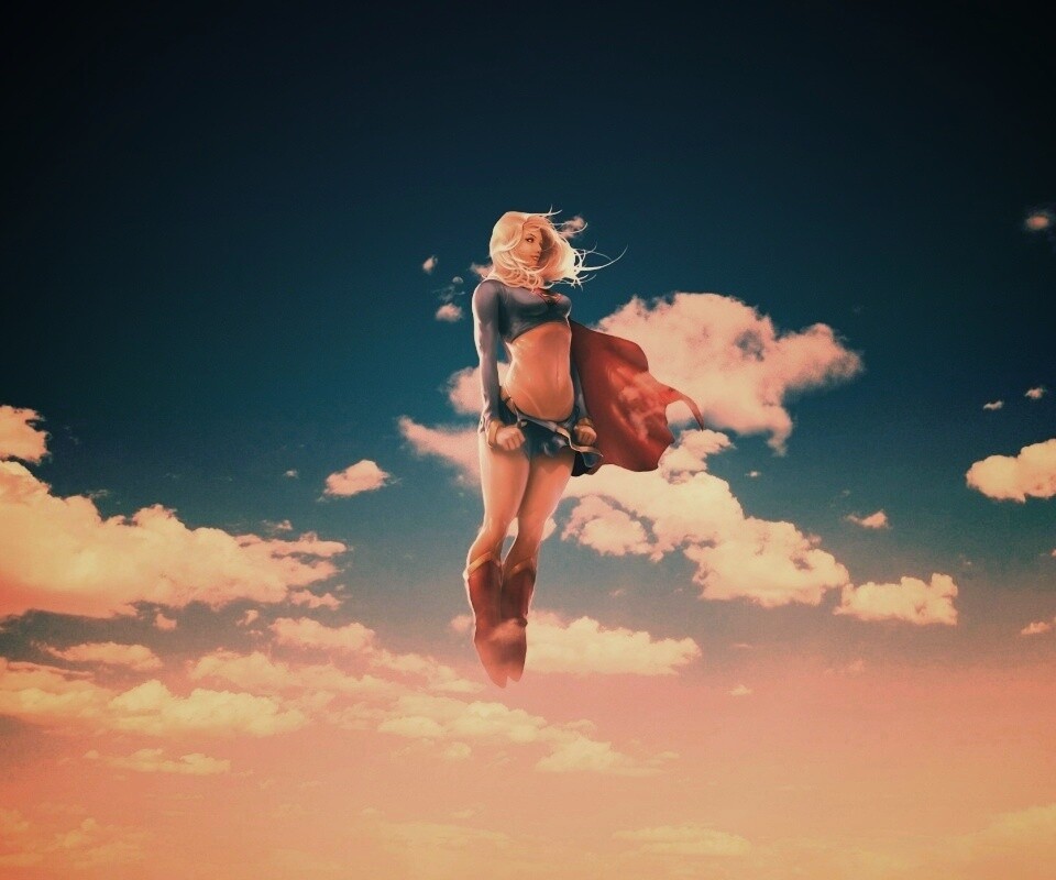 Супердевушка обои