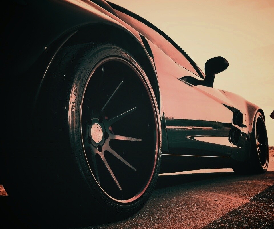 Чёрный концепт обои