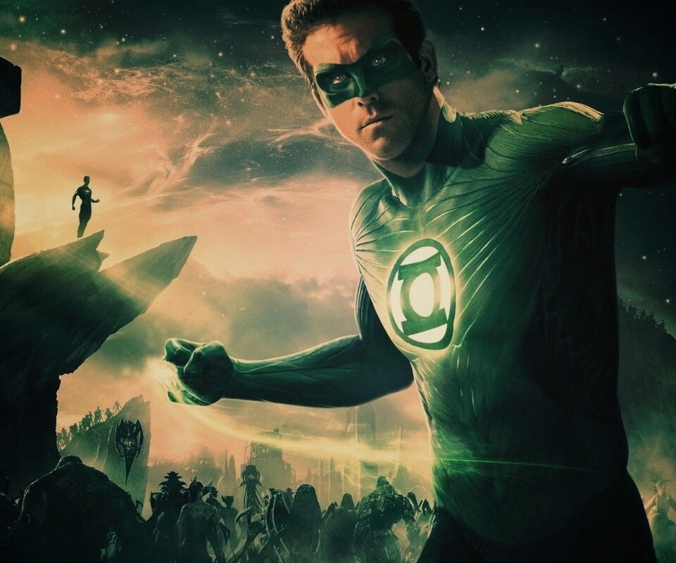 Зелёный фонарь обои