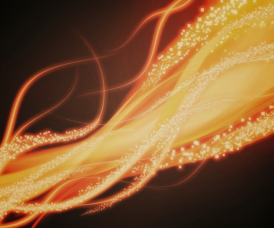 Волна пламенной энергии обои