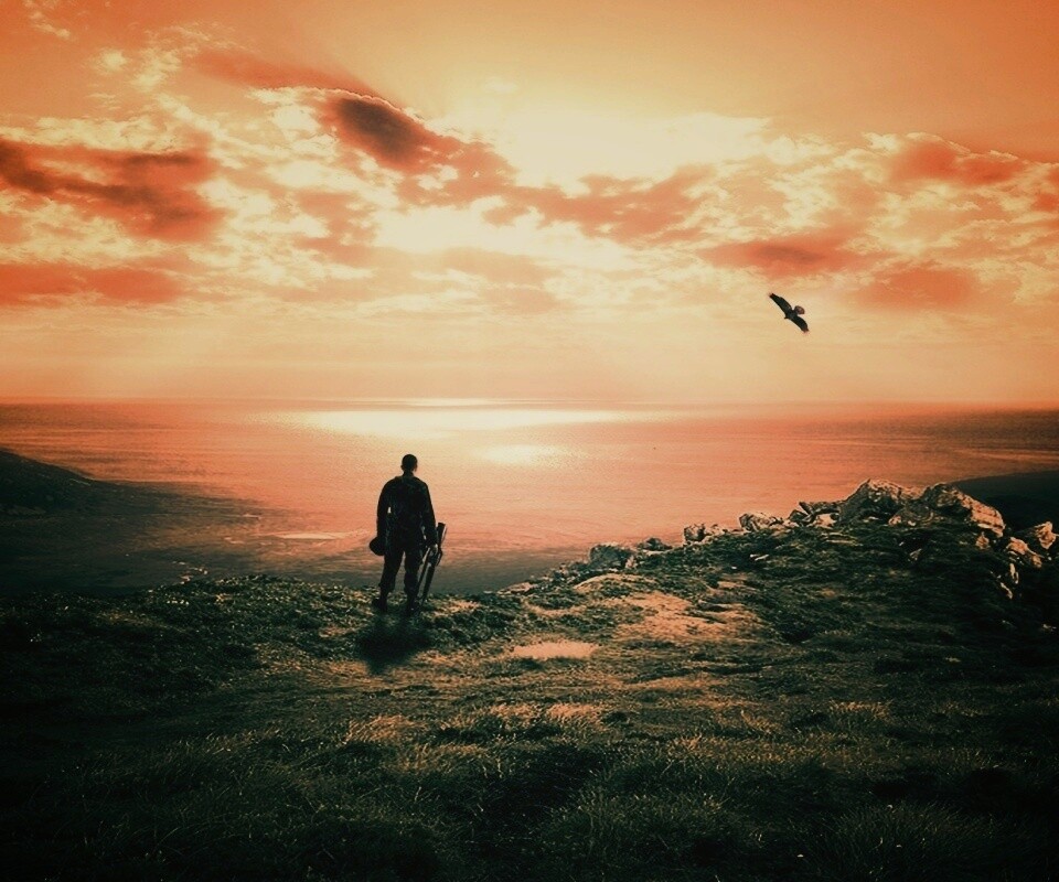 Солдат на краю света обои