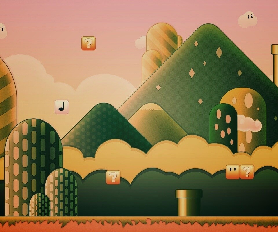 Мир Супермарио обои