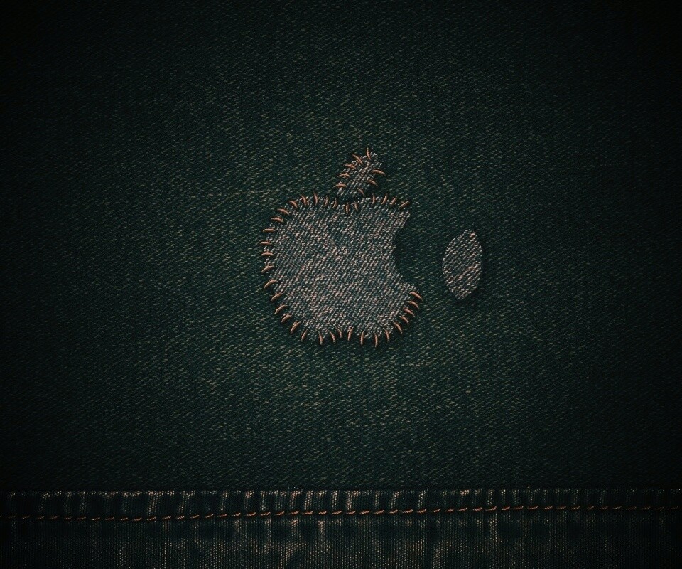 Штопанный Apple обои