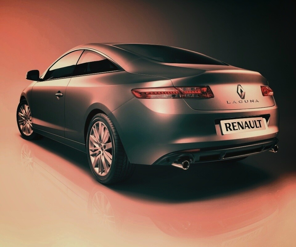 Рено Лагуна: вид сзади обои