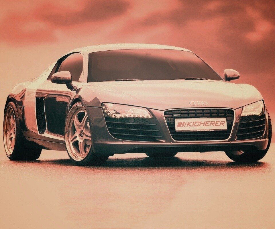 Ауди R8 металлик обои