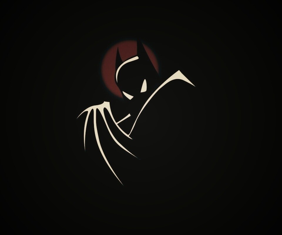 Логотип мультфильма о Бэтмене обои