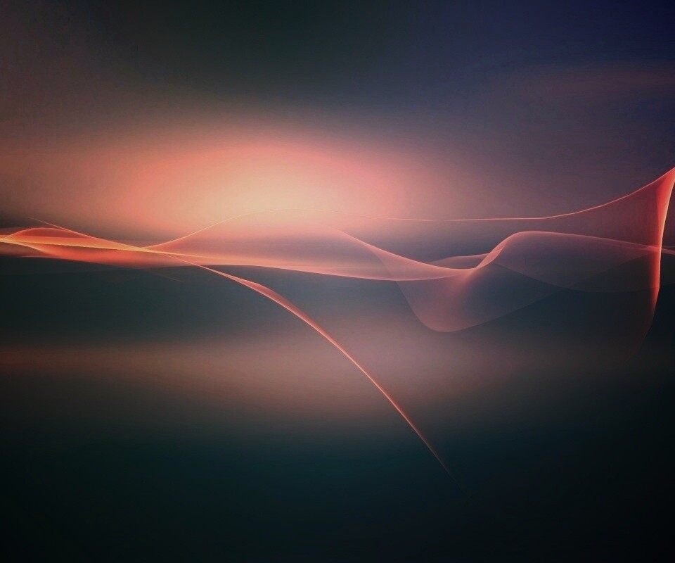 Абстрактные минималистичные волны обои