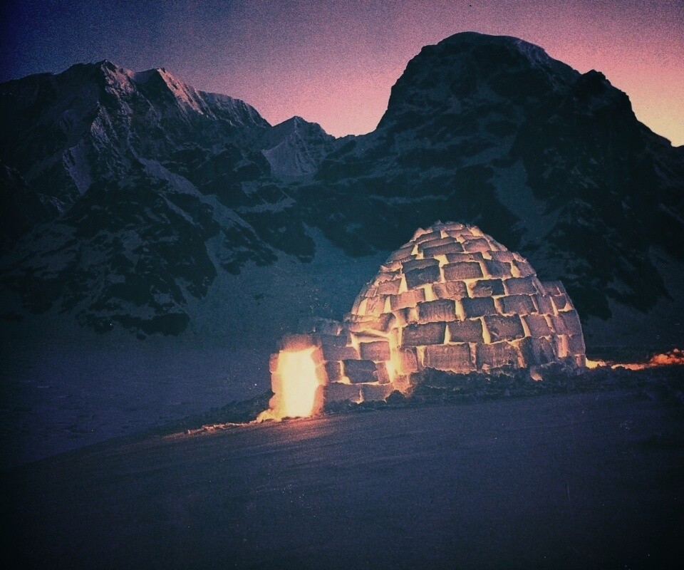 Иглу изо льда обои