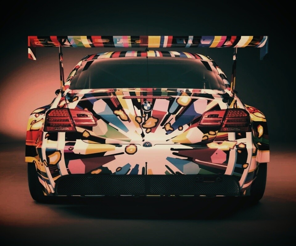 BMW  в сумасшедшем окрасе обои