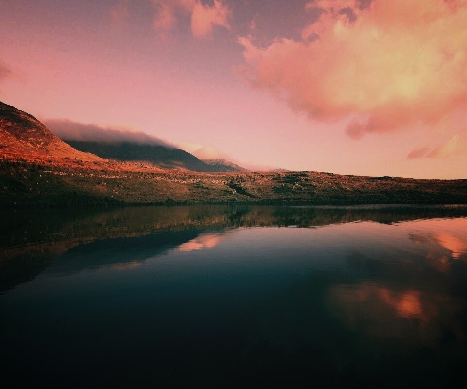 Зеркальное озеро обои