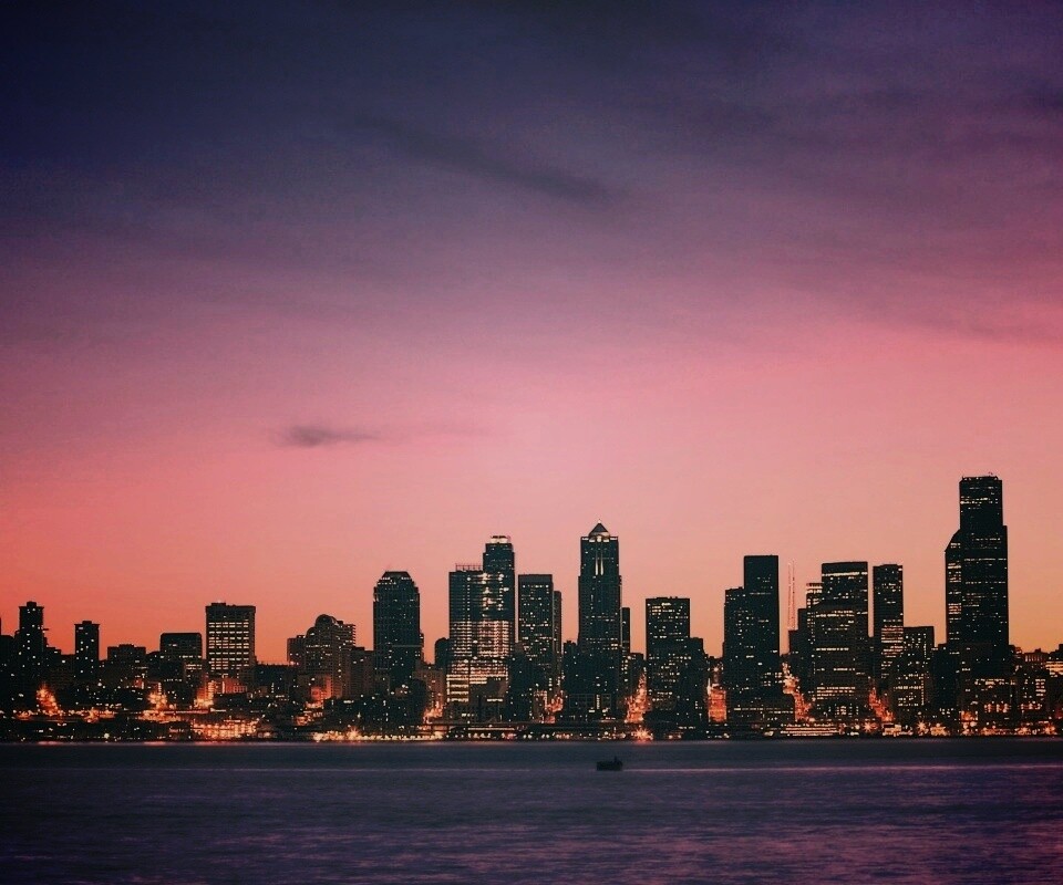 Пейзаж Сиэтла обои