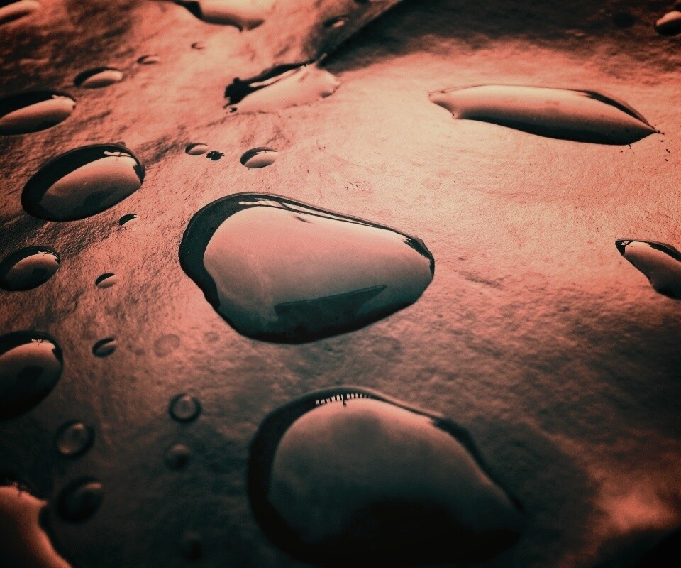 Гигантские капли обои