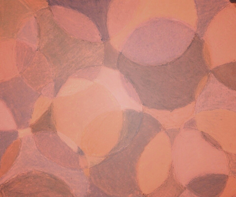 Голубые круги обои