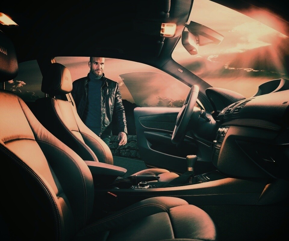 Салон автомобиля BMW обои