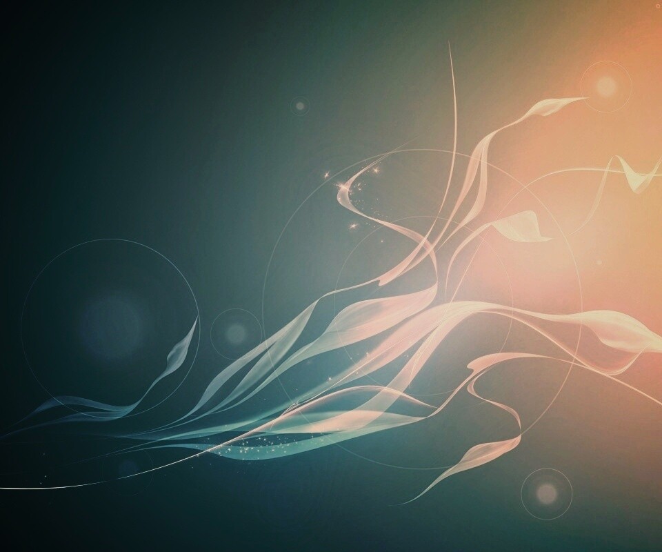 Лёгкая голубая абстракция обои