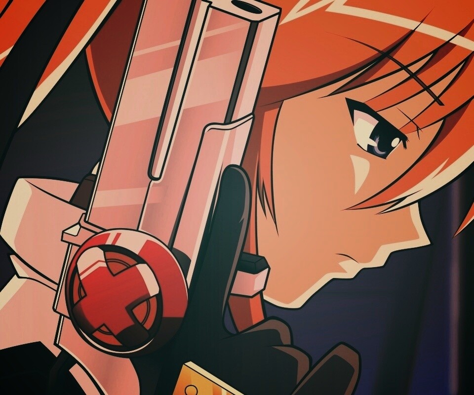 Девушка с пистолетом обои