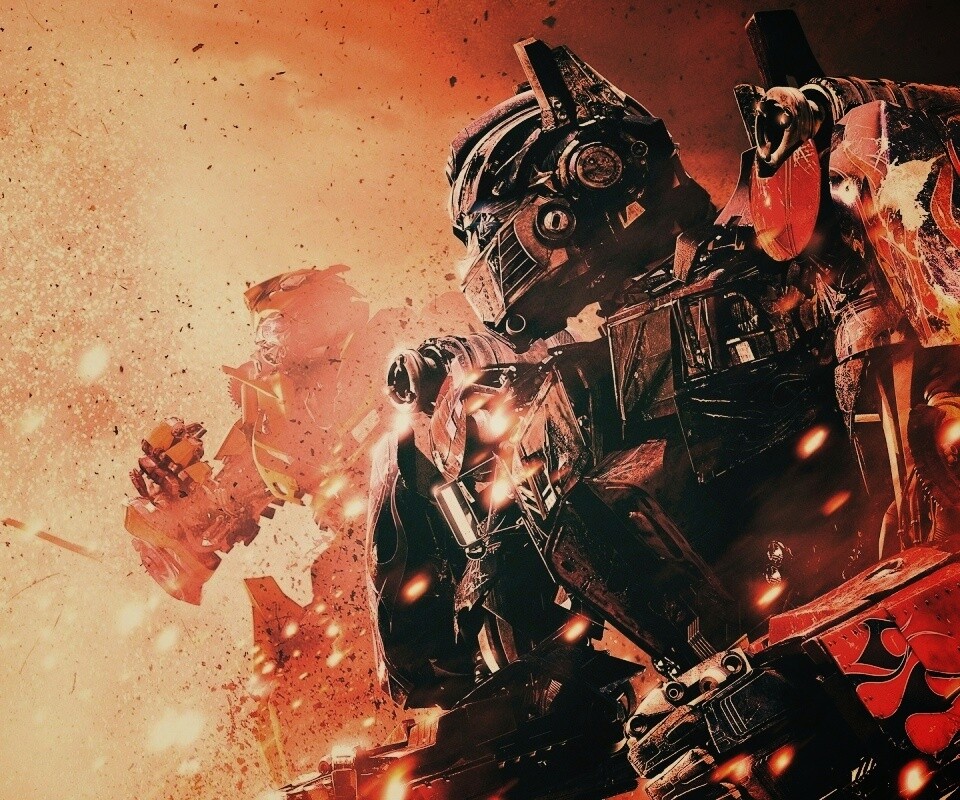 Оптимус Прайм и Бамблби обои