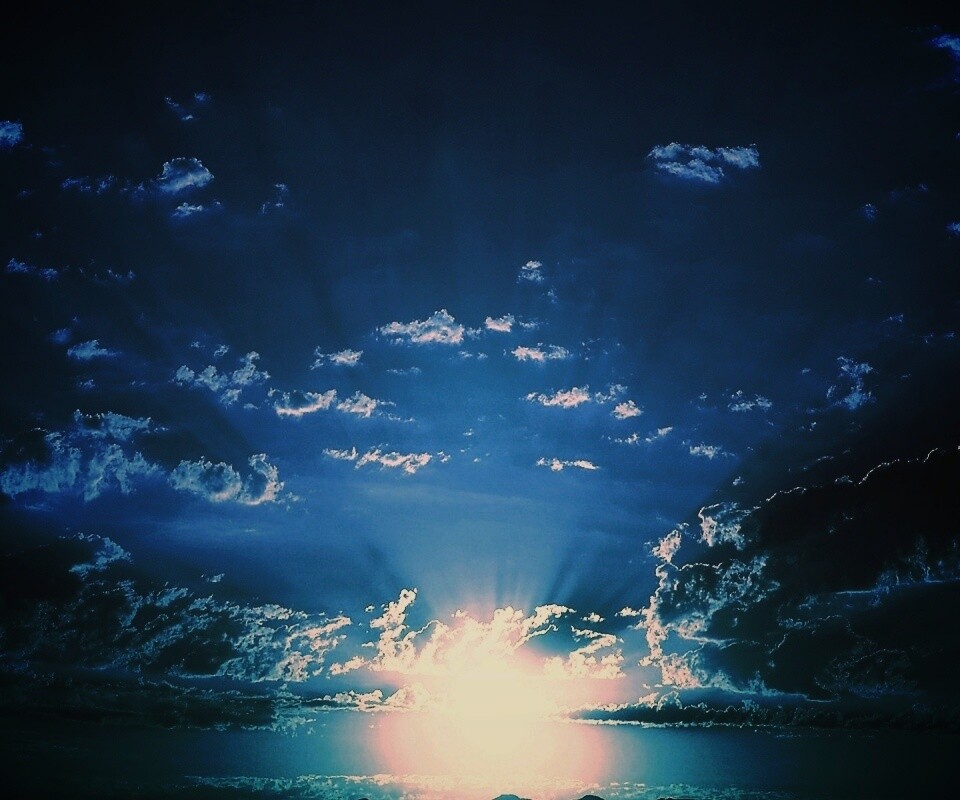 Ночное фантастическое небо обои