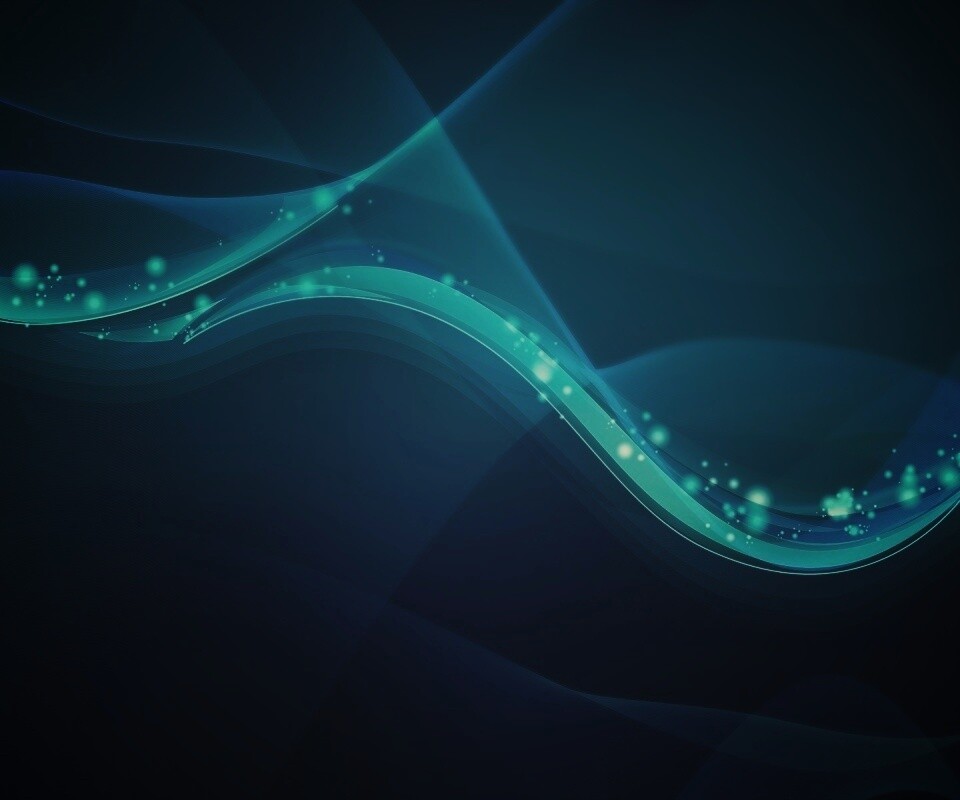 Синяя абстрактная волна обои