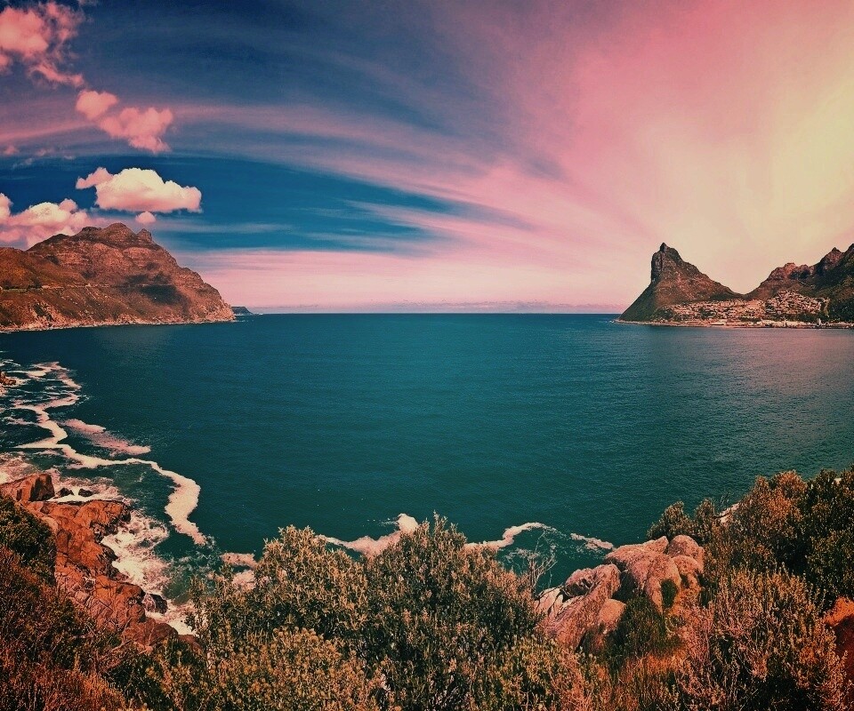 Красивая бухта обои