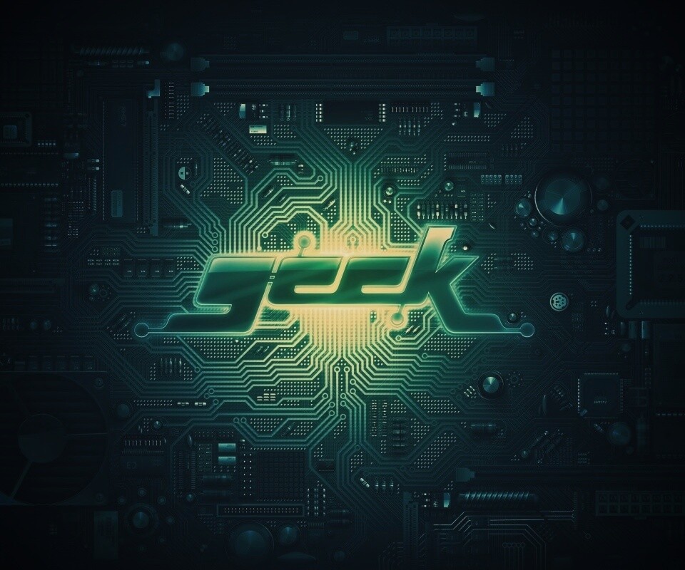 Печатная плата Geek обои