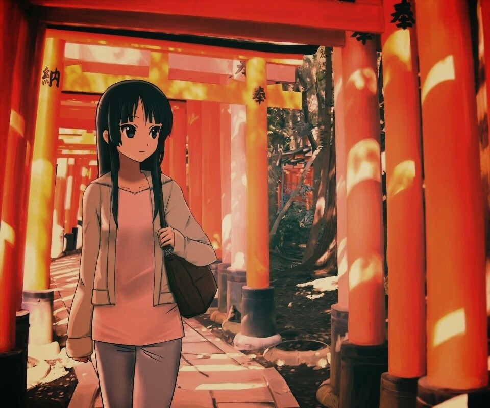 Акияма Мио обои