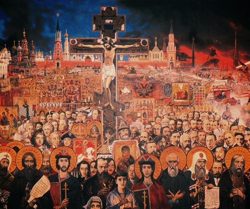Илья Глазунов "Вечная Россия" обои
