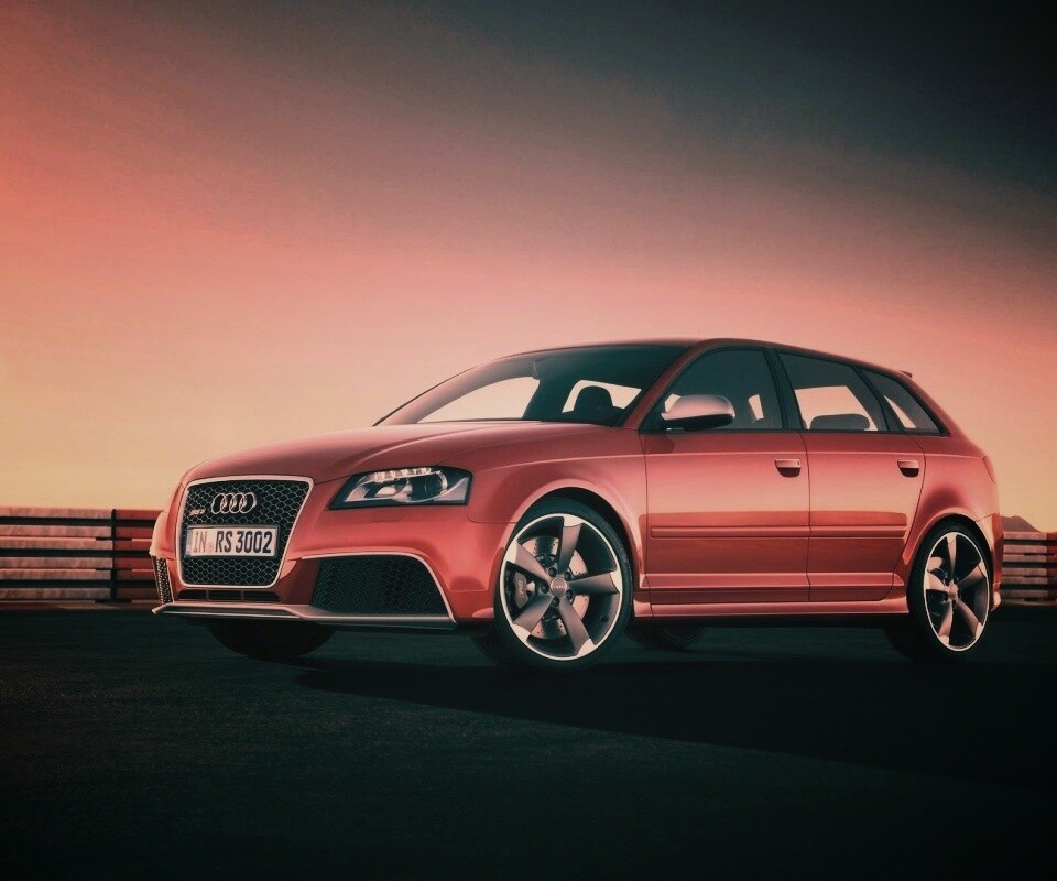 Фотосессия Audi RS3 на треке обои