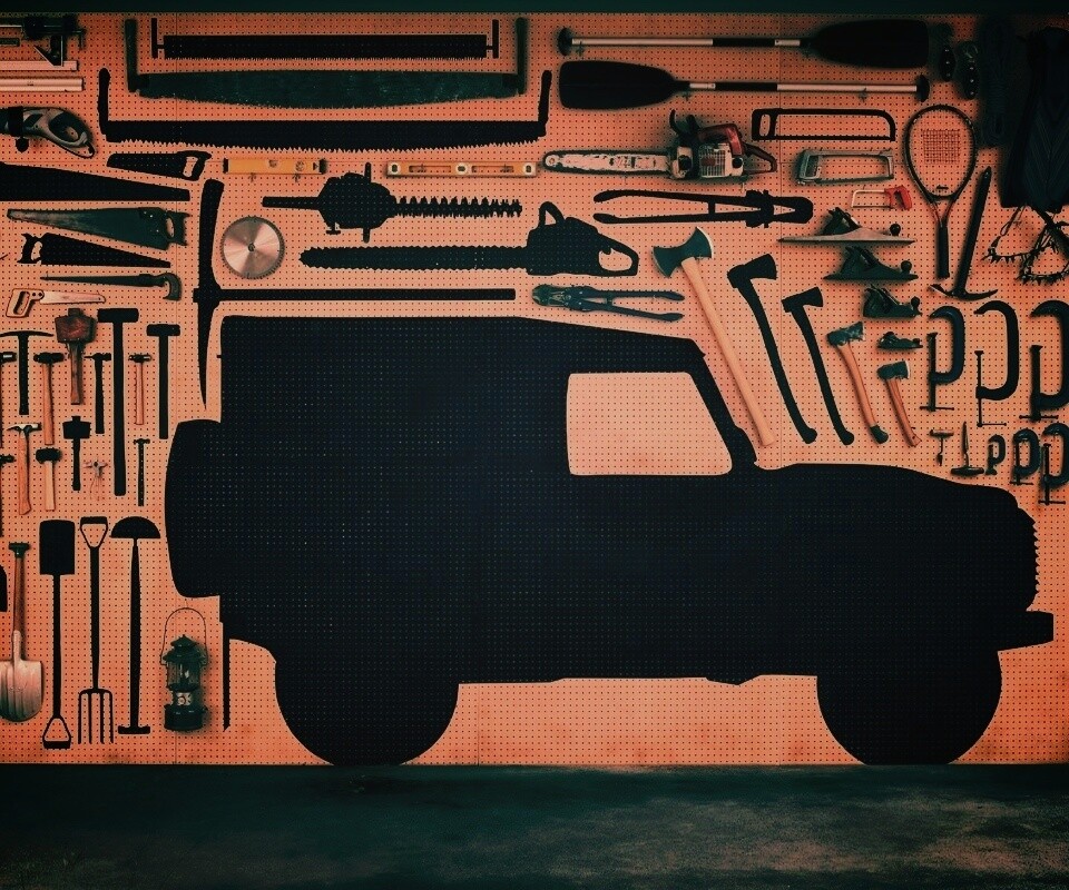 Типичный гараж обои