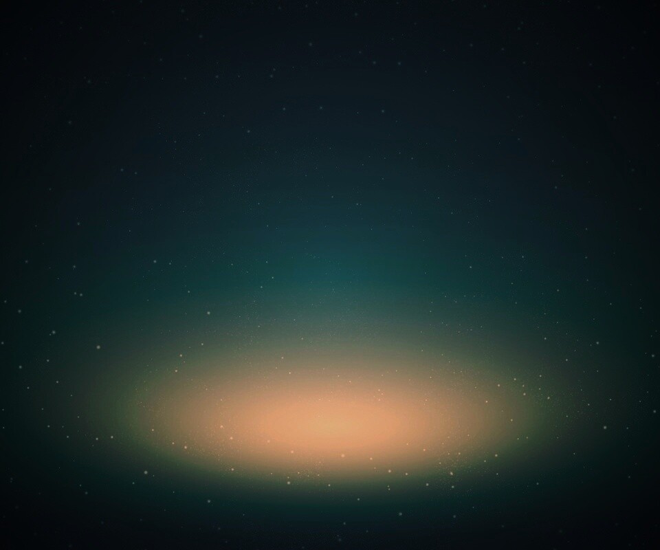 Свечение в ночном небе обои