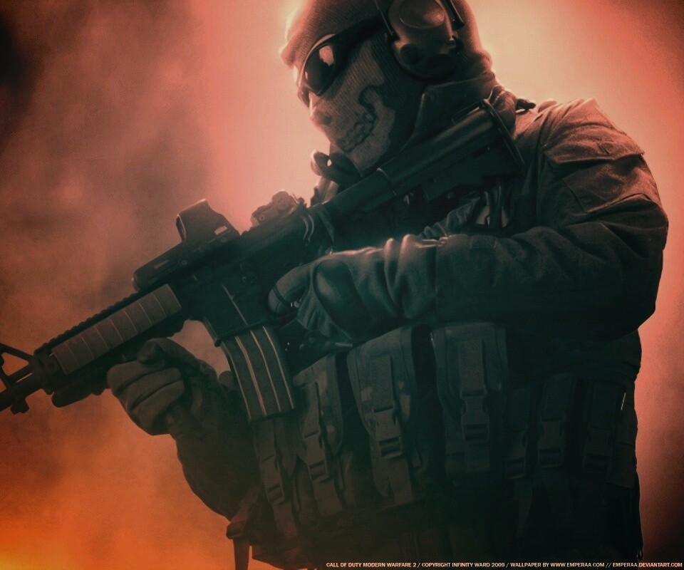 Солдат в маске обои