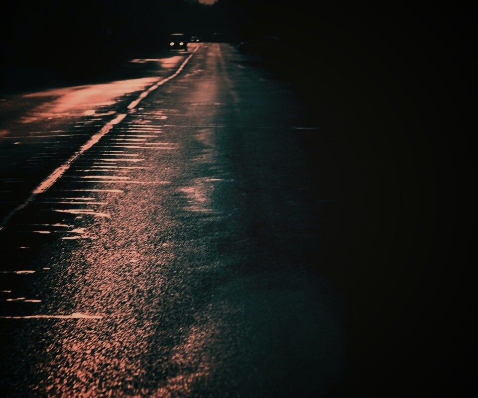 Ночная дорога обои