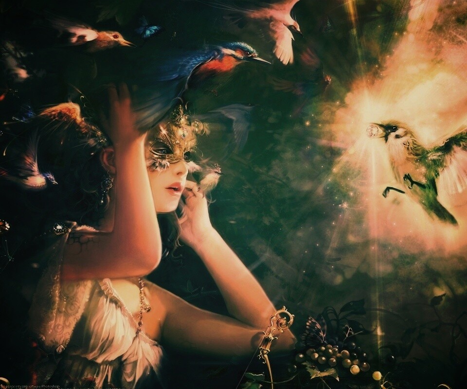 Птицы счастья обои