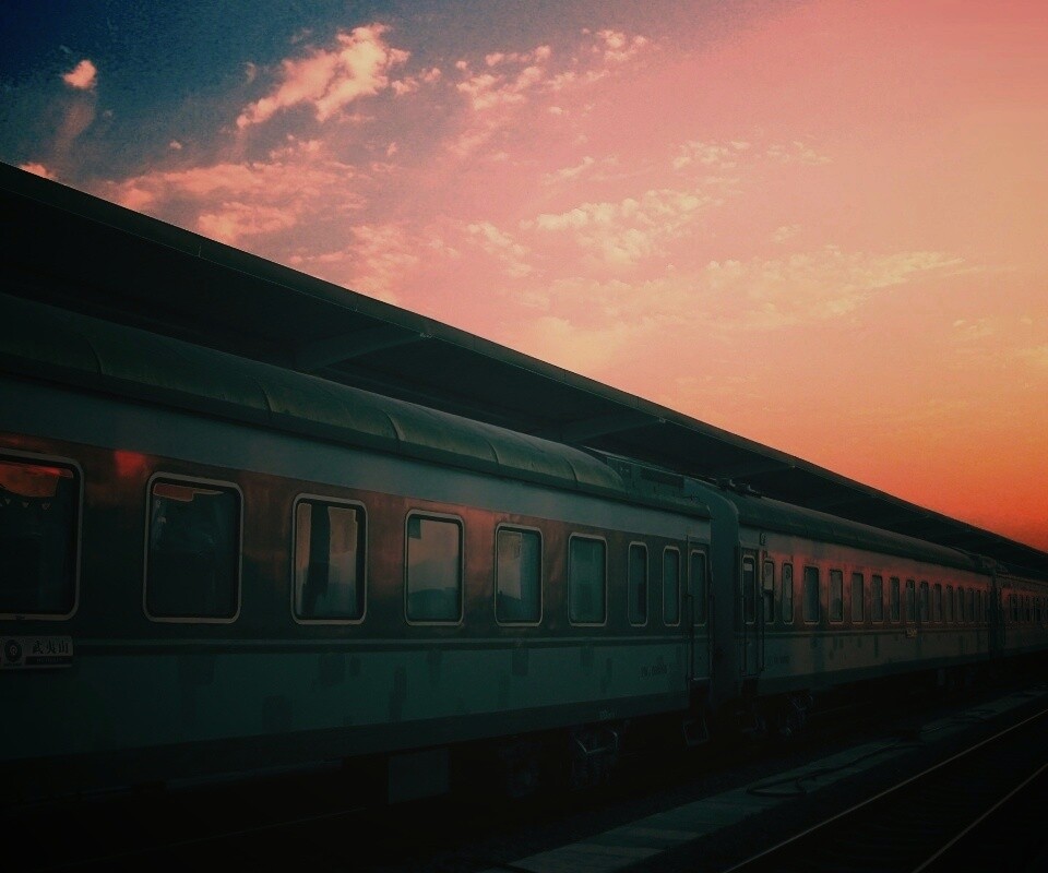 Пассажирский состав обои