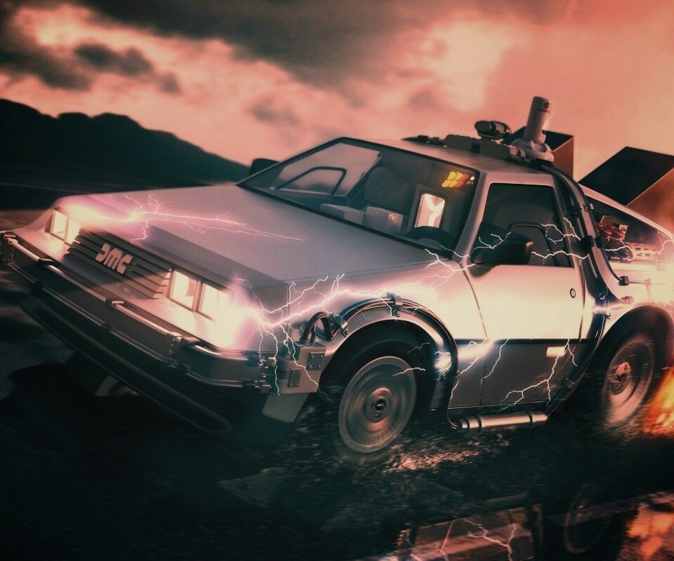 Машина времени обои