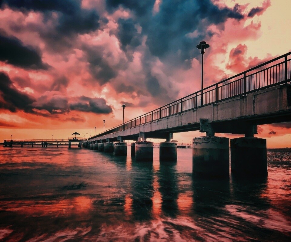 Длинный пирс обои