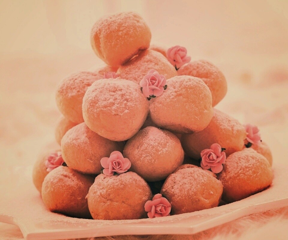 Круглые пироженки обои