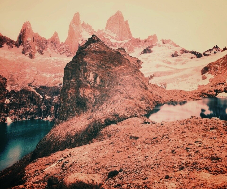 Горные озера обои