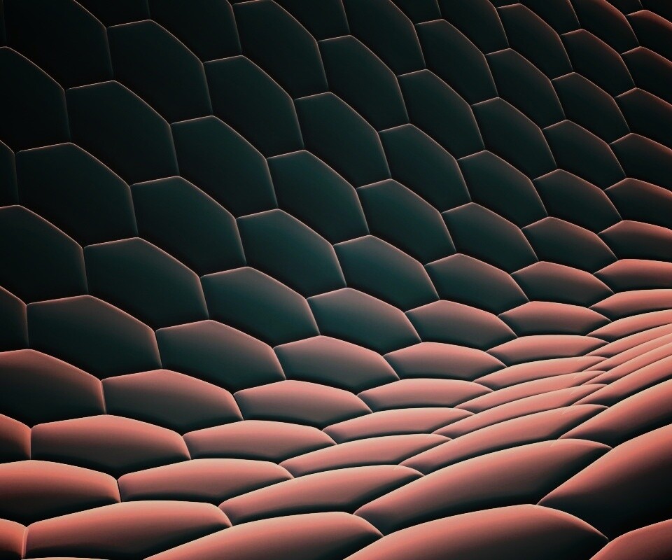 Абстрактные шестигранники обои