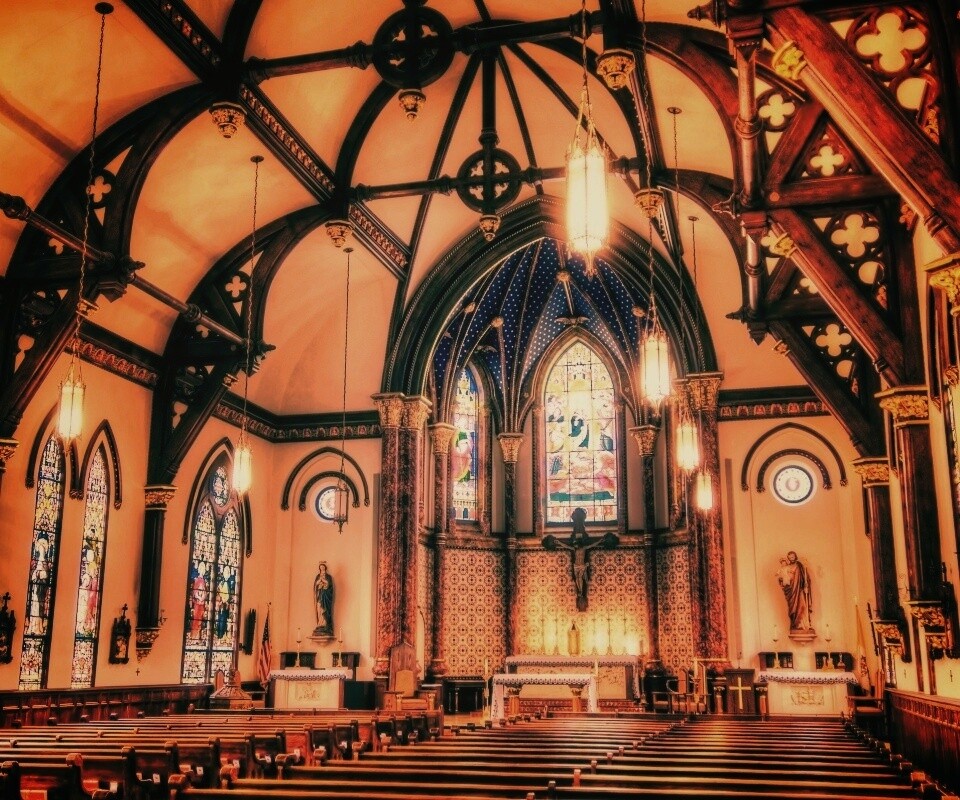 Внутреннее убранство собора обои