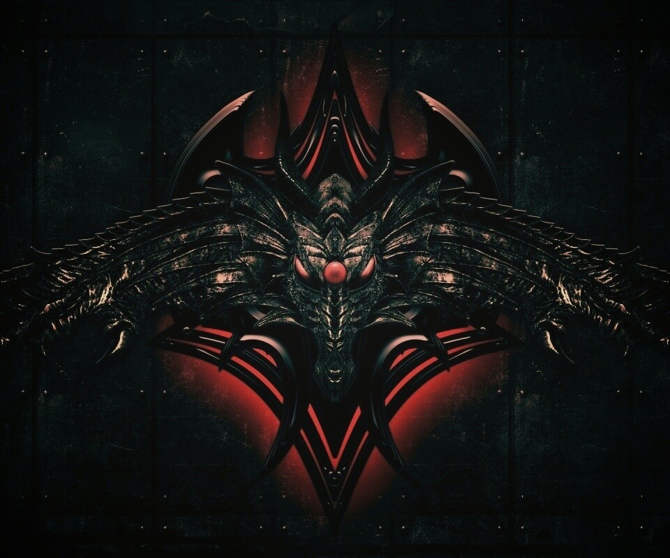 Темный дракон обои