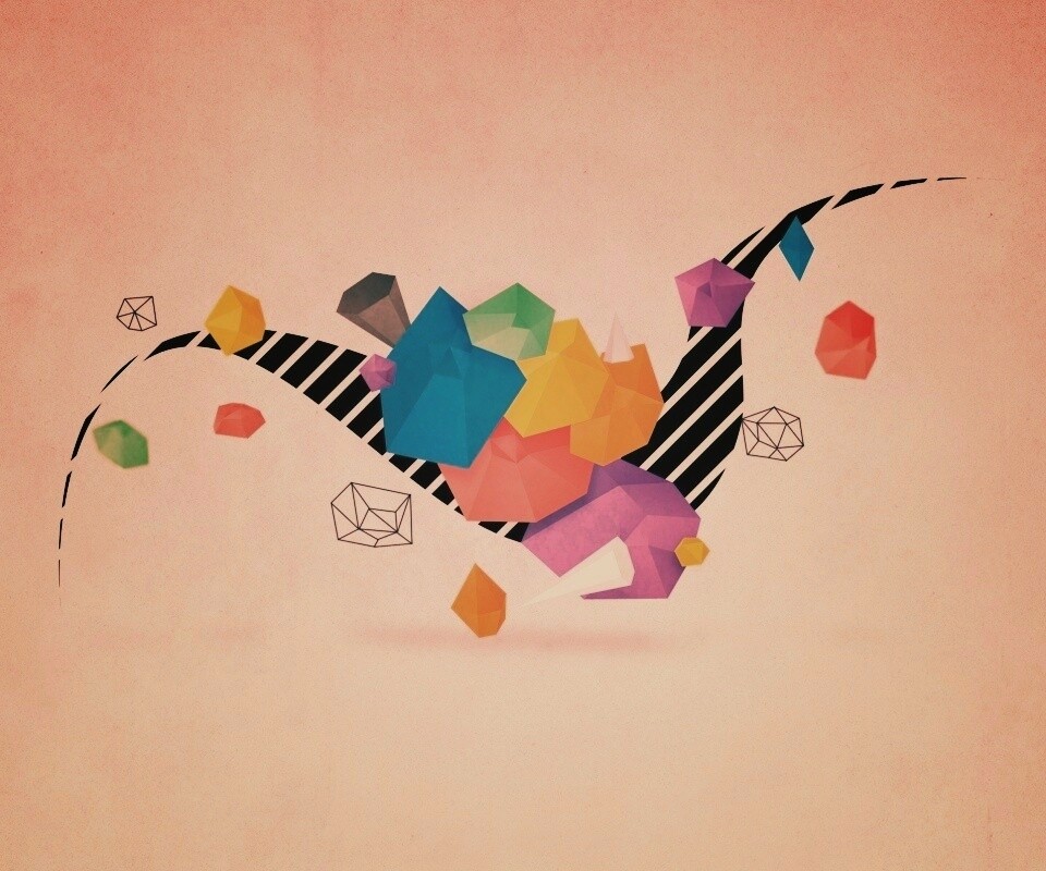 Полет абстрактной фантазии обои