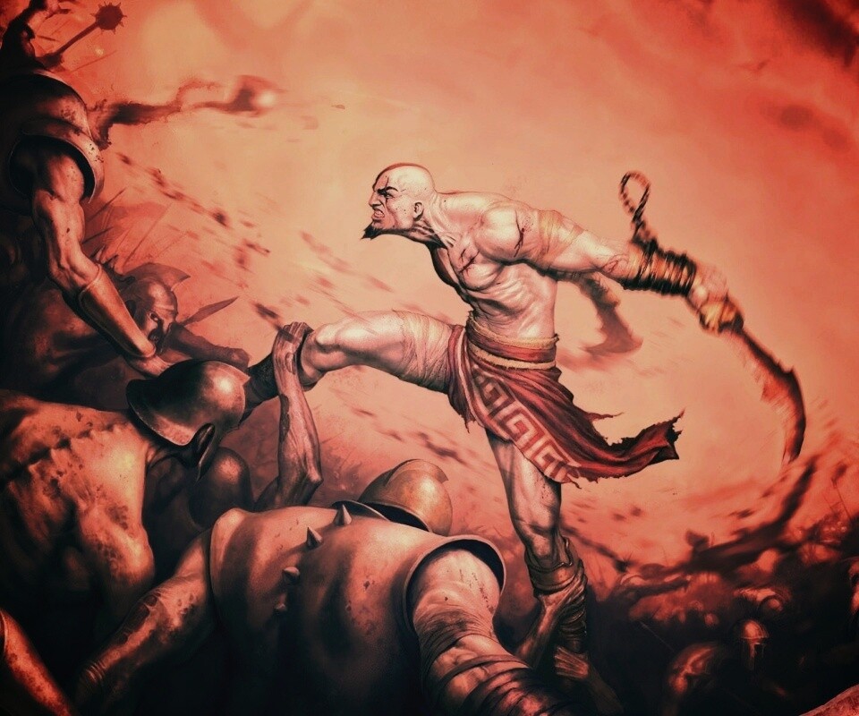 Бог войны обои