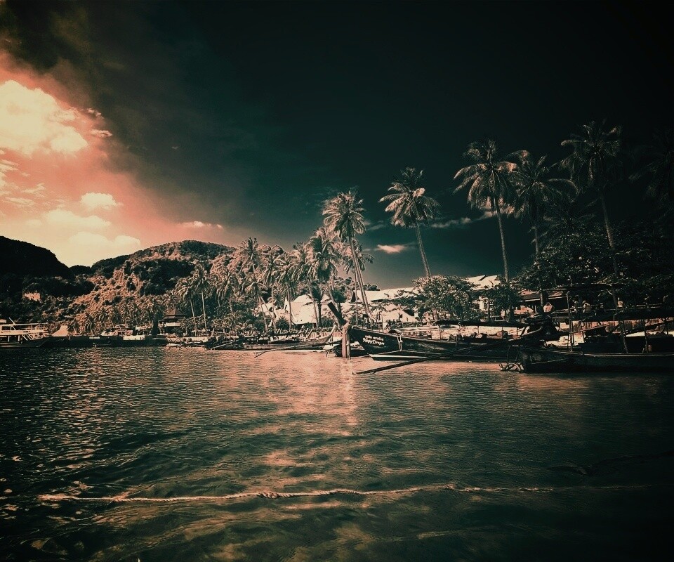 Призрачный пляж обои