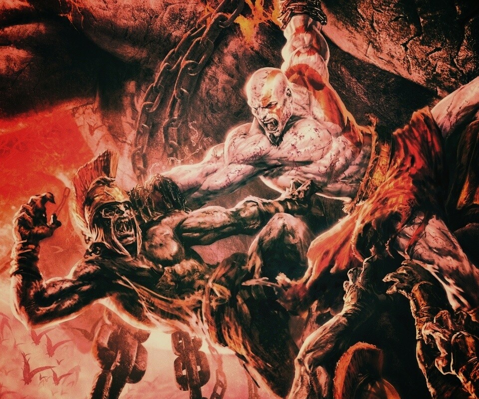 Бог войны обои