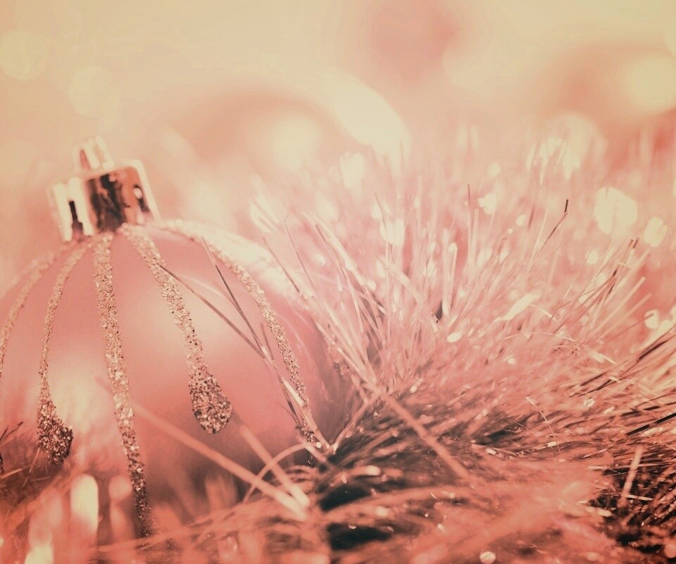 Новогонее украшение обои