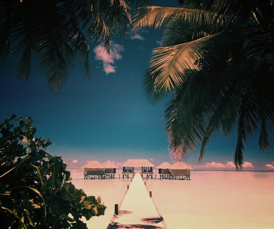 Солнечные мальдивы обои