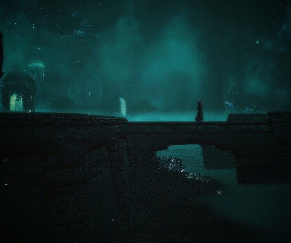 Светящийся путь обои