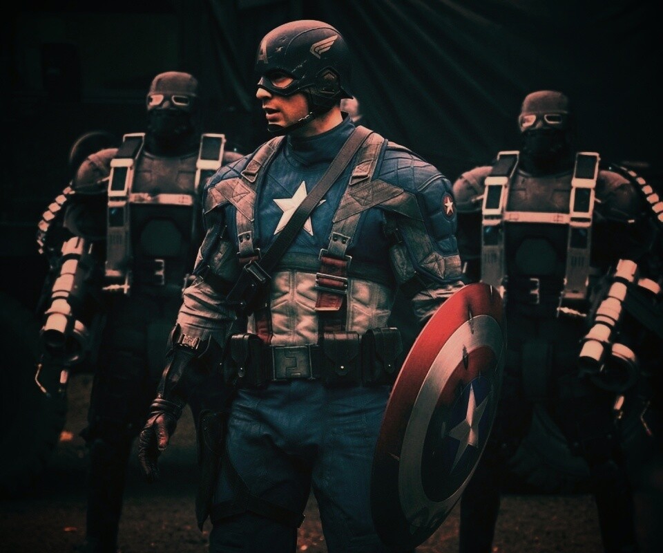 Капитан Америка обои