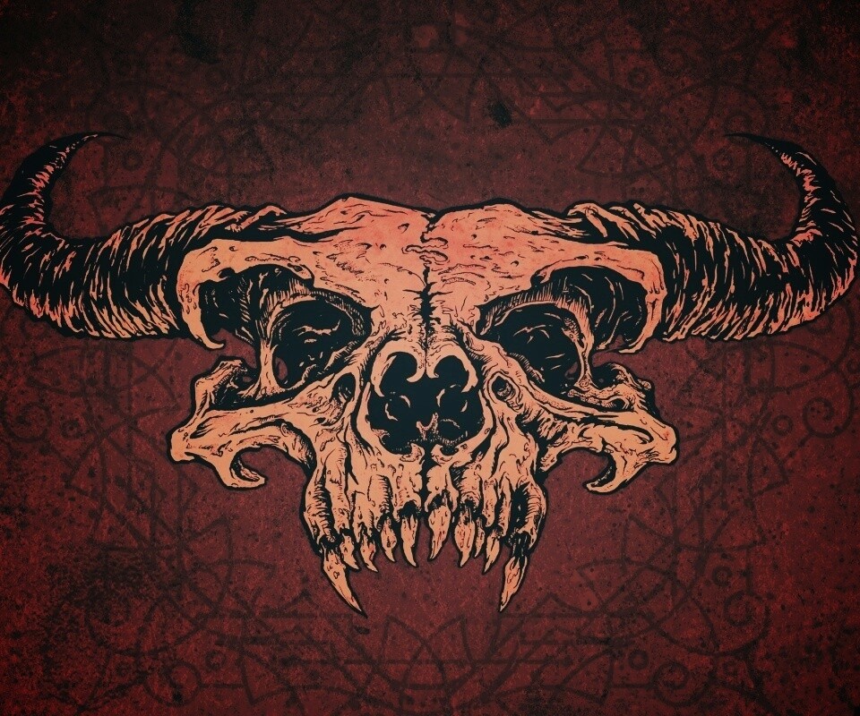 Череп дьявола обои